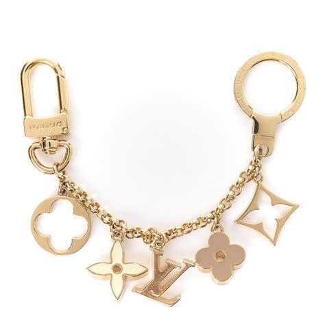 fleur de monogram bag charm chain|louis vuitton charms.